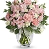 In the prettiest shade of whisper-soft pink, this breathtaking bouquet proclaims your