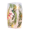 This crackle glass memory lamp is 4.53&quot; W x 2.36&quot; Diameter and