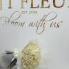 An elegant all white bouquet. 