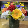 A beautiful arrangement of bright colors perfect to cheer anyone up.