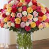 Wow someone like never before with 100 stunning long stem roses in