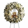 Sending Love and deepest affection with baby funeral flowers. 