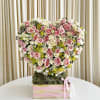 Embrace the language of flowers with our exquisite &quot;Eternal Love Blossom&quot; heart-shaped