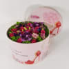 Green Hydrangeas, Hot Pink Roses, Pink Lisianthus, Phalaenopsis Orchids, Floral Fillers, and