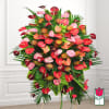 Beretania&#039;s Waialae Iki Tropical Wreath is a stunning 9ft tall standing spray