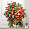 Beretania&#039;s Waialae Iki Tropical Wreath is a stunning 9ft tall standing spray