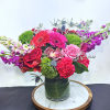 Stunning arrangement of gerbera, daisies, and roses. Perfect for all cheerful occasions.