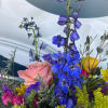 Colorful flower mix - all in blue, pink, yellow, orange and purple!
