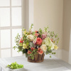 Inspired by French country gardens, this captivating flower bouquet has a Victorian