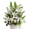 The In Our Thoughts Arrangement is a symbol of pure peace and