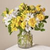 Share some sunshine with your loved ones with this cheery bouquet. Designed