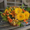 The &quot;Blooming Joy&quot; Is a delightful all yellow basket arrangements full of
