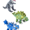 STANDARD - STEGOSAURUS (green)
DELUXE - ANKYLOSAURUS (blue)
PREMIUM- TYRANNOSAURUS (gray)

Color: Multi
Dimensions: 15&quot; L.