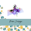 A traditional prom corsage made to order with the colors of your