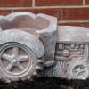 Tractor planter a perfect addition to any garden or front porch.