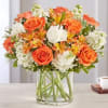 The sweet citrus shades in our charming bouquet bring your sentiments to