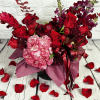 Indulge in a world of enchantment with our &quot;Dark Romance&quot; floral arrangement
