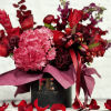 Indulge in a world of enchantment with our &quot;Dark Romance&quot; floral arrangement