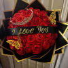 Bello Ramon Buch&oacute;n 
Ramo Buchon w/ tiara, Bling Eternal Rose Bouquet, Handmade