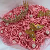 Bello Ramon Buch&oacute;n 
Ramo Buchon w/ tiara, Bling Eternal Rose Bouquet, Handmade