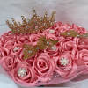 Bello Ramon Buch&oacute;n 
Ramo Buchon w/ tiara, Bling Eternal Rose Bouquet, Handmade