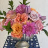 This striking arrangement is anything but dull! The bright and bold color