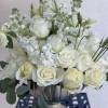 This classic combination of white blooms is so gorgeous and full, and