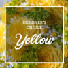 Yellow is a bright and vibrant color to send for healing and