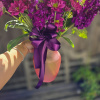 The &quot;Raspberry Cupcake&quot; Bouquet is a sweet dream featuring Pink roses, Purple