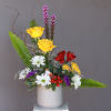 Evoking a sense of tranquility and the bird&#039;s flight, this arrangement features
