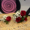Like corsages, boutonnieres can be made of fresh flowers and are popular