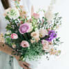 Touch of color, and beautiful mix of seasonal spring blooms, in a