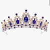 A ROYAL BLUE TIARA IS THE PERFECT ADD ON TO ANY ARRANGEMENT
