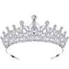 A SILVER TIARA IS A PERFECT ADDITION TO ANY ARRANGEMENT