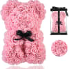We have this beautiful bears in pink, red, white, black and different