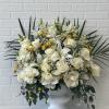 Introducing our &quot;Radiant Sunlight Stand,&quot; a striking arrangement featuring white and yellow