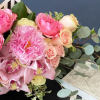 Flower Envelope With Roses, Peonies, Orchids and Mixed Flowers