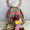 Wuayuu backpack made with acrylic threads, fine cotton and brightly colored yarns