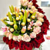 36 ROSES LILIES AND CHOCOLATE