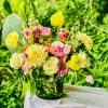 Soft beautiful pastel colors! Perfect for Mother Day!

Roses, stock,  tulips, fillers