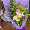 Single Rose ( Choose your color ) Wrapped in a cute color