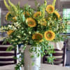 Beautiful arrangement that capture&rsquo;s wonderful color of spring and the bright sunflowers