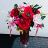 Cute and sweet silk floral arrangement from our Permanent Botanicals collection, is