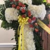 White sympathy cross with your choice of color break 