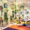 Beautiful Green garland is super chic and looks amazing against any color