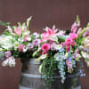 Designed in Pinks and Purples

Create a beautiful, lush display to honor a