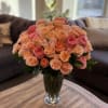 This stunning floral arrangement has an assortment of approximately 75 imported Ecuadorian