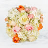 Brighten someone&#039;s day with this cheerful bouquet. This arrangement includes roses and