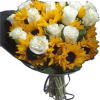 Roses and sunflowers 