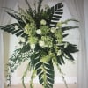 Standing Spray on a 54-inch or taller easel with fresh flowers